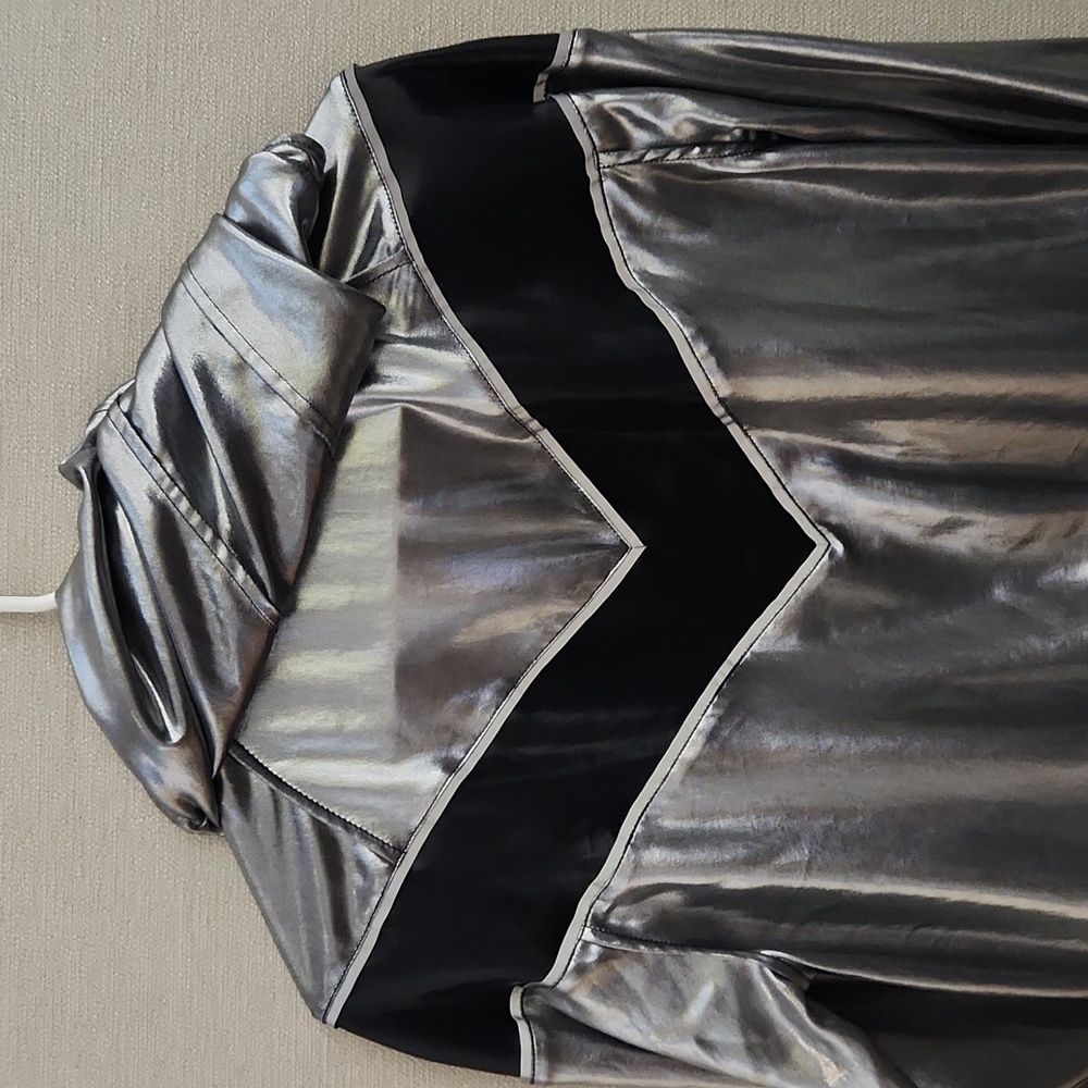 Rag & Bone Sloane Metallic Hooded Track Jacket Size XS - Picture 8 of 15
